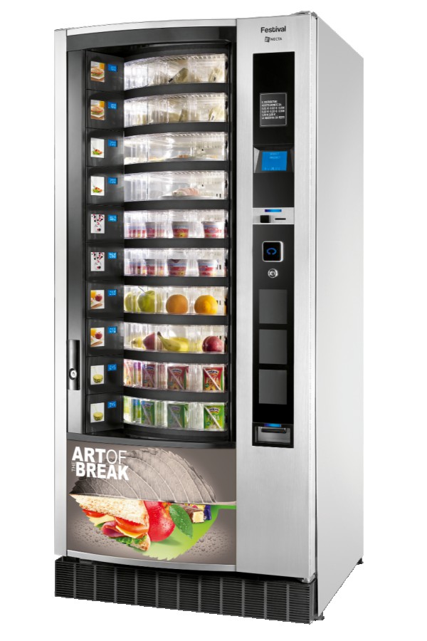 Wittenborg evoca snack automat kolde drikke mad cateringservice 24/7 catering 