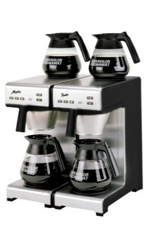 Bonamat Mondo 2 Kolbemaskine maskine kaffe kaffemaskine sort twin