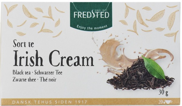 Blød sort te med cremet smag af Irish Cream