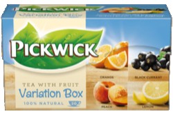 blue mix variation box fruit tea frugt te blandet pickwick frugt thé