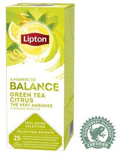 Lipton_Grøn te_Lemon_Rain_ green tea citron