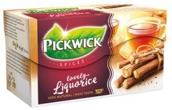 pickwick lakrids te liqourice tea black tea sort thé